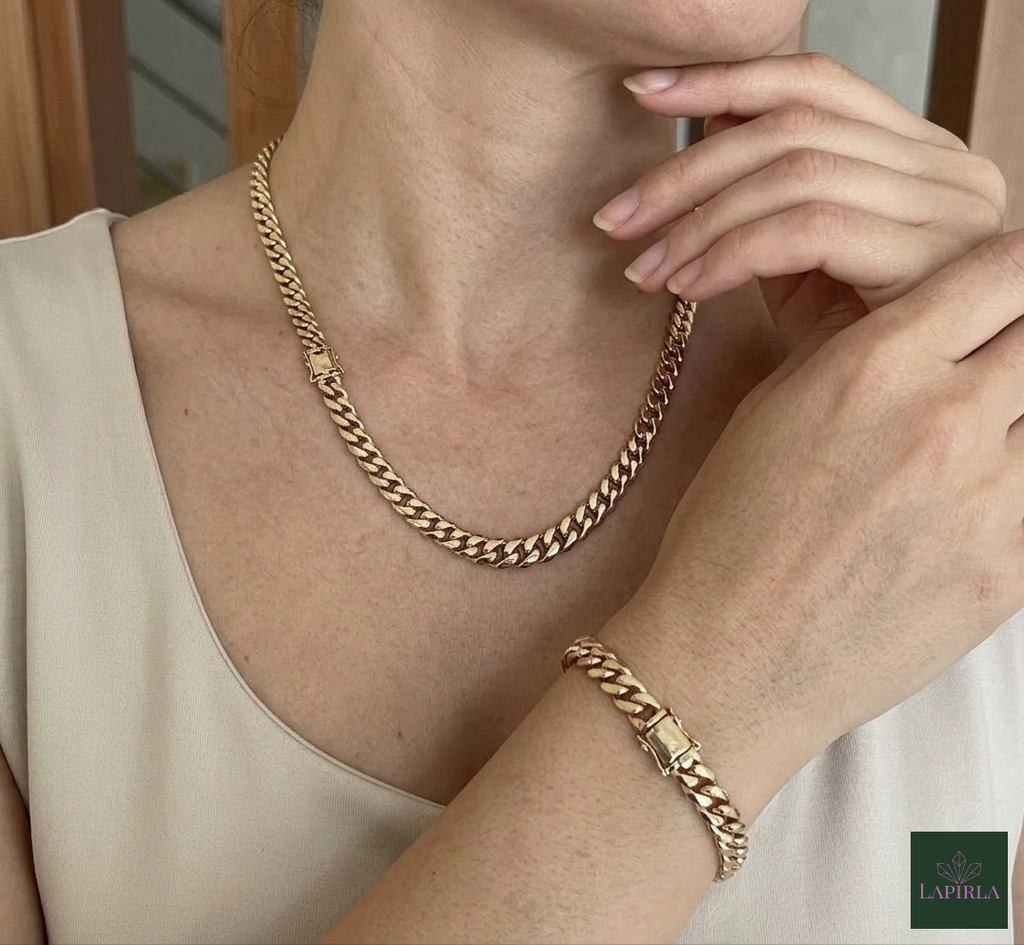 Parure Chaîne Impériale Dorée