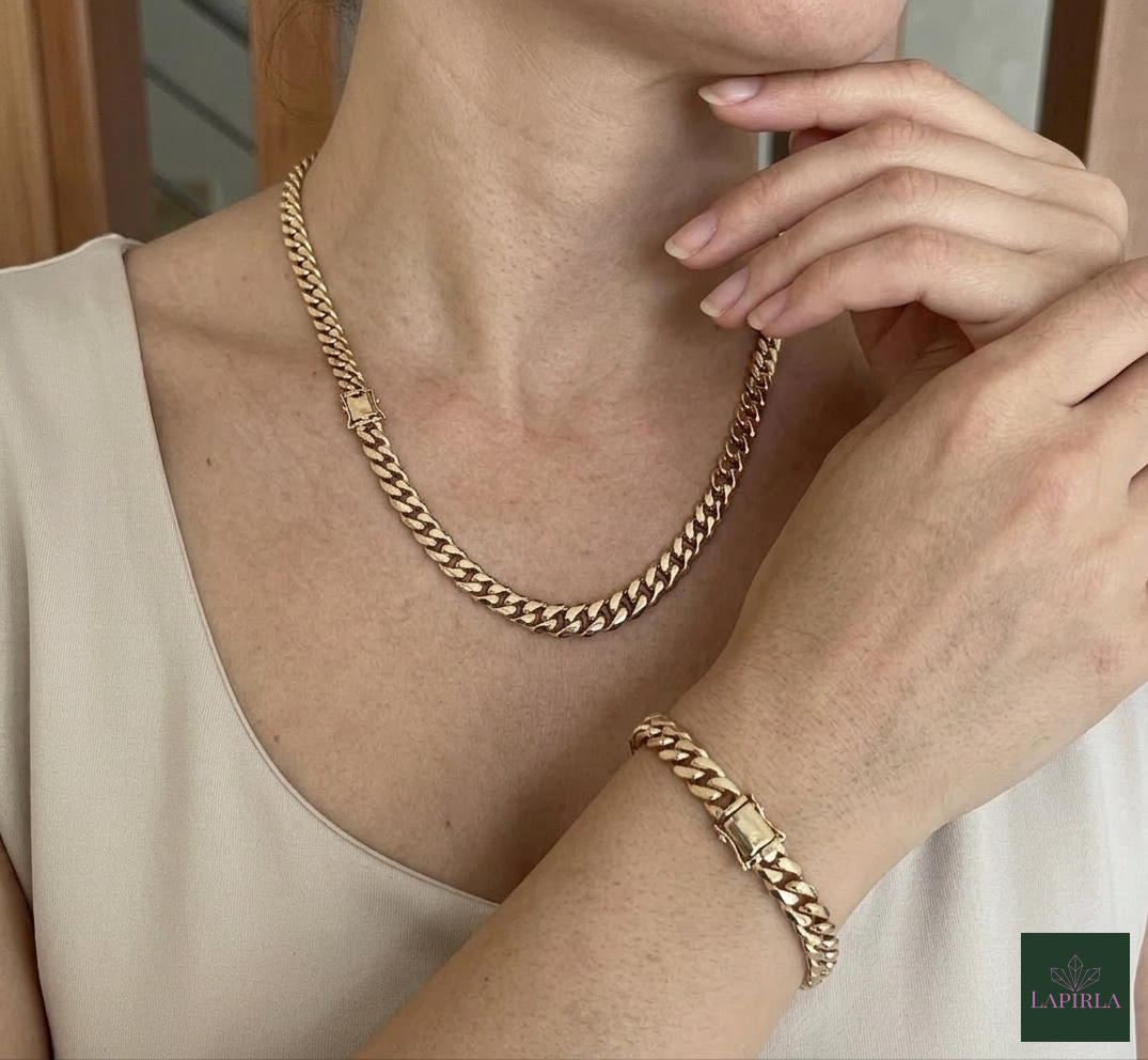Parure Chaîne Impériale Dorée