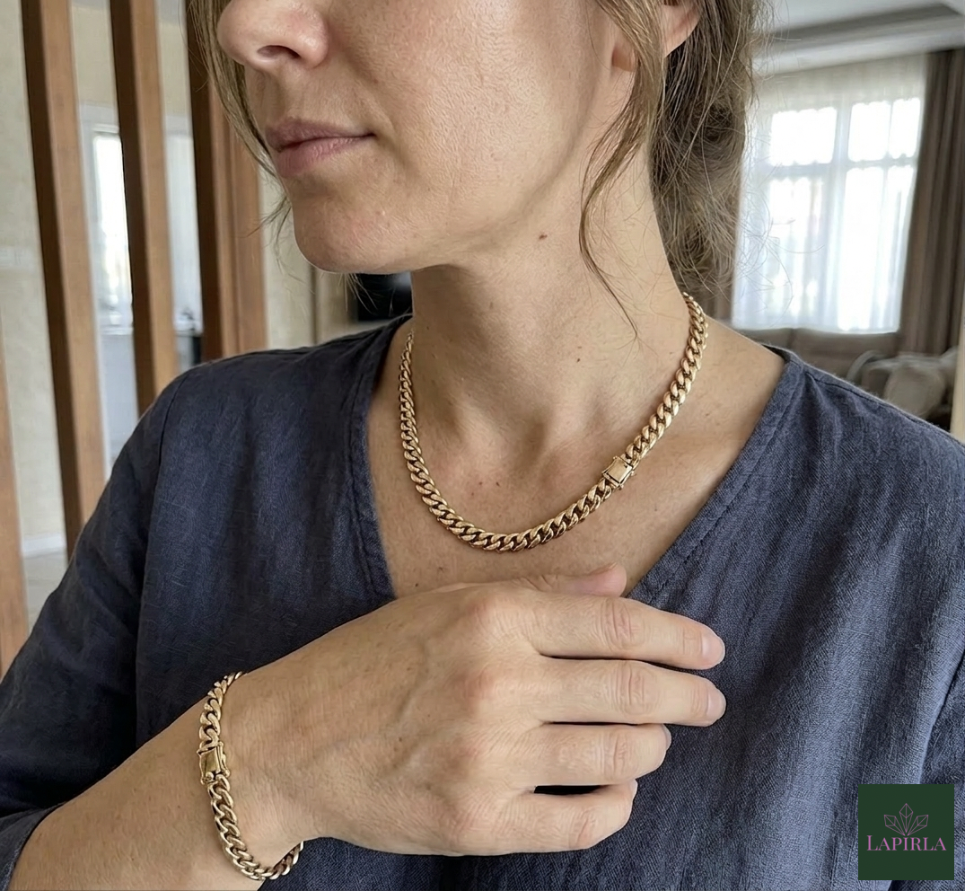 Parure Chaîne Impériale Dorée